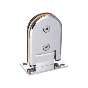 Fábrica de cristal del OEM del bisel de la ducha de la abrazadera de cristal del cuarto de baño del lado doble semicircular largo de encargo del 90°